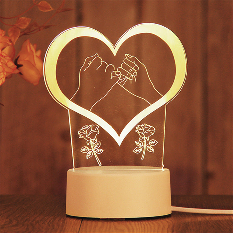 Nivacasa™ - Romantische 3D led-lamp | Kado voor Valentijnsdag! ❤️