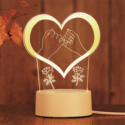 Nivacasa™ - Romantische 3D led-lamp | Kado voor Valentijnsdag! ❤️